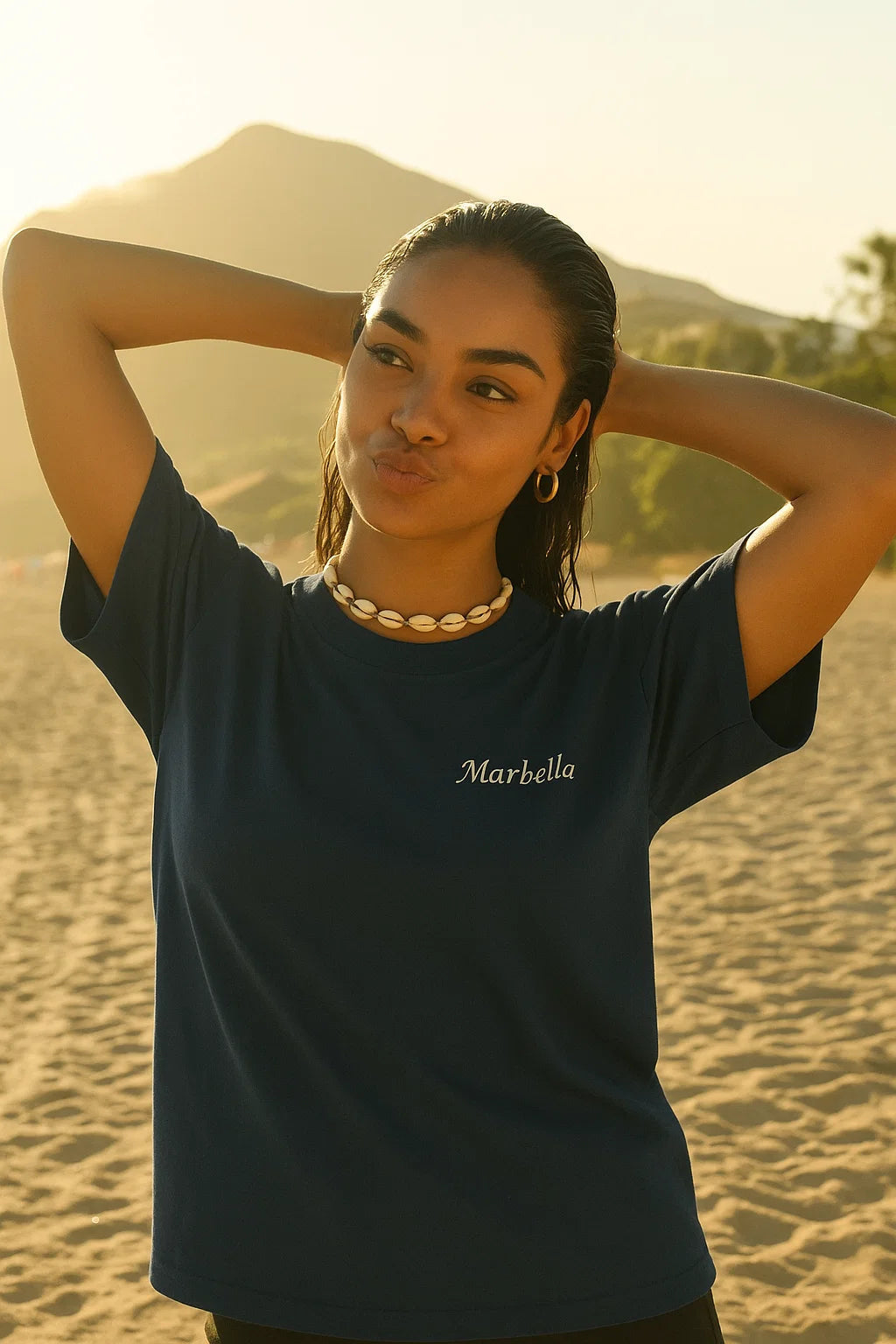 T-shirt Relaxed fit - Marine TBP CLUB PARIS
