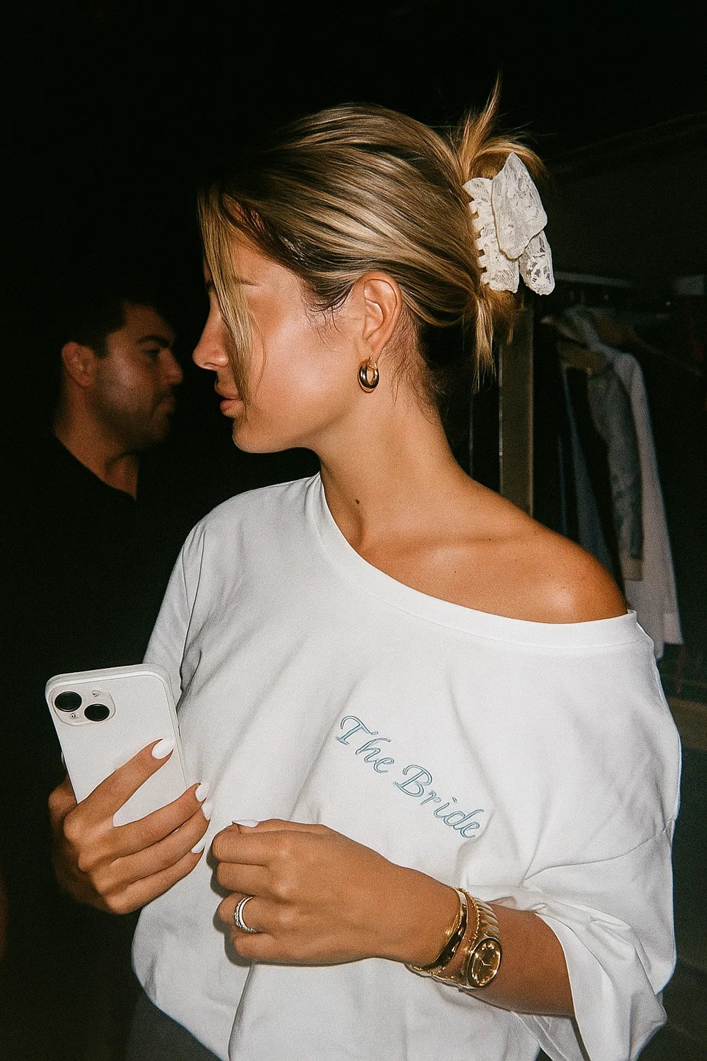 T-shirt Regular fit - Blanc TBP CLUB PARIS