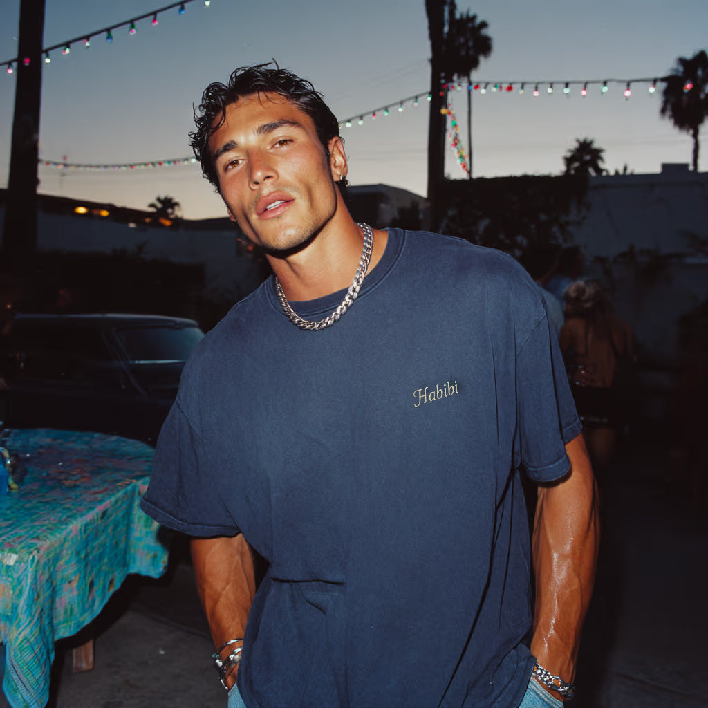 T-shirt Oversize - Marine TBP CLUB PARIS