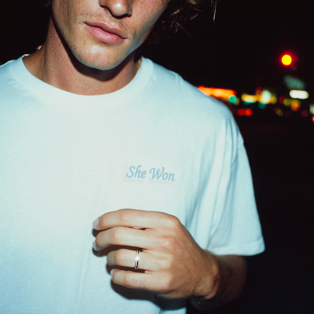 T-shirt Regular fit - Blanc TBP CLUB PARIS